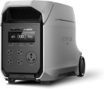 EF ECOFLOW DELTA 3 Ultra Plus Estación de energía portátil, batería LiFePO4 de 3072Wh, salida de 3600W (pico de 7200W), expandible a 11kWh, generador solar (panel opcional), respaldo de batería
