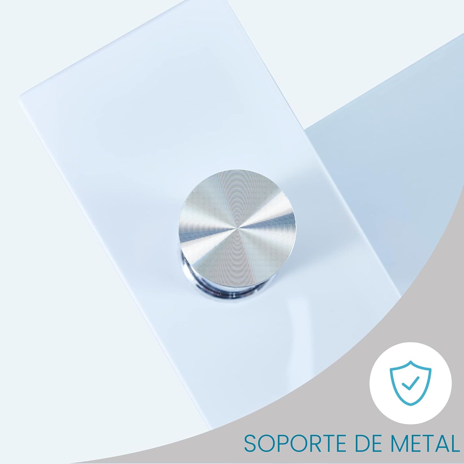 Mesa de centro rectangular para sala de estar, mesa de té adecuada para sala de espera, mesa de centro lateral moderna con patas de madera, mesa de vidrio con estante inferior, color blanco 39.5 x