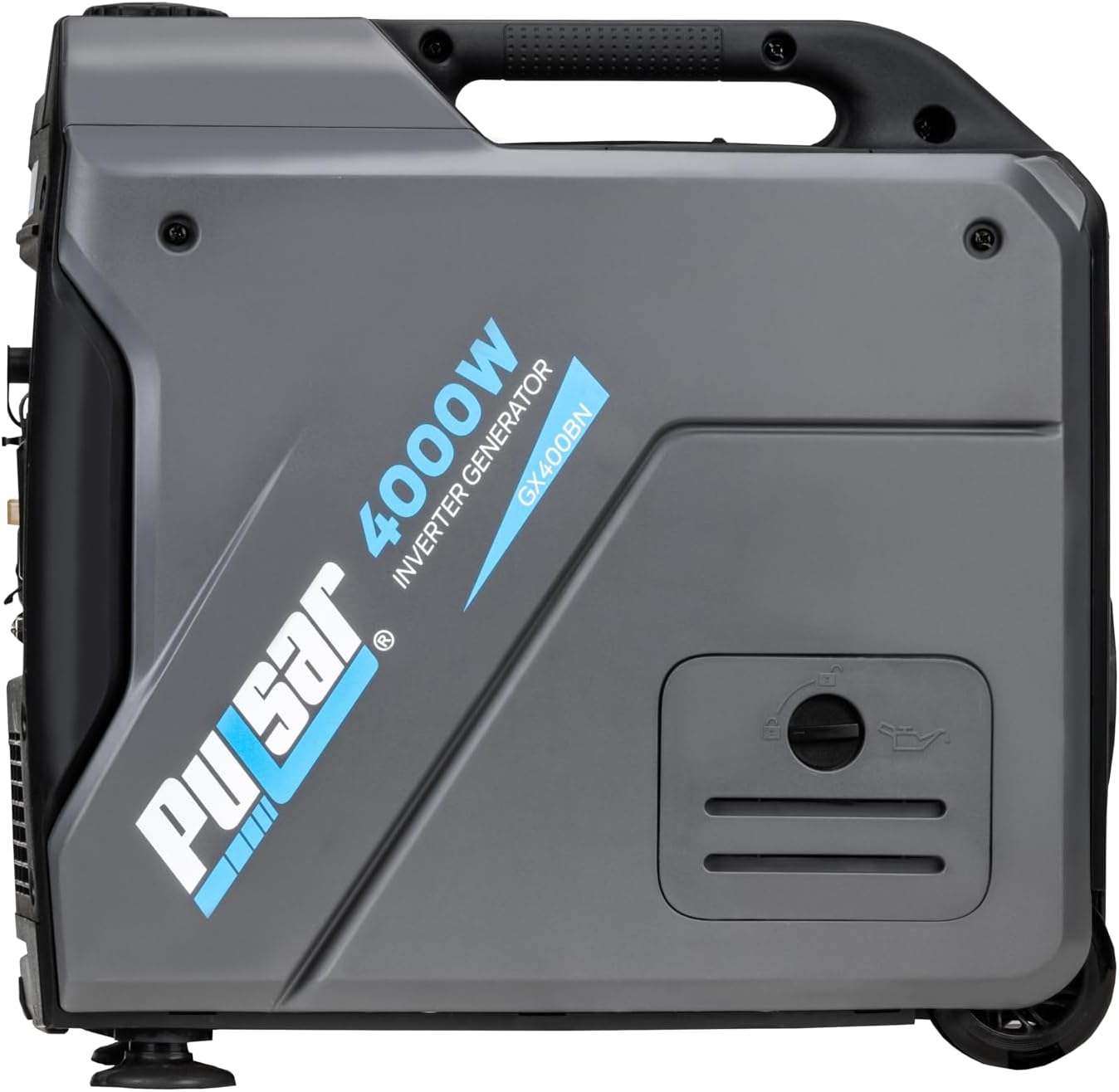 Pulsar de Gas y Gasolina, generador portátil de 4000 vatios ultrasilencioso de combustible dual y capacidad paralela, listo para RV, con asa y ruedas, con CO