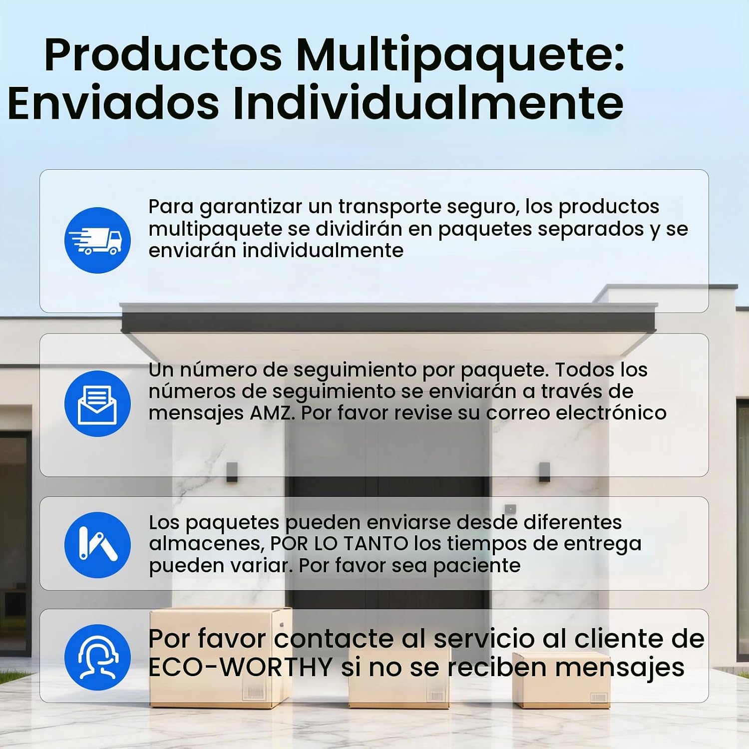Batería Litio LiFePO4 48V 200Ah ECO-WORTHY Cubix100 Rack