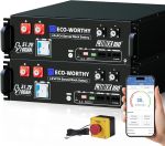 Batería Litio LiFePO4 48V 200Ah ECO-WORTHY Cubix100 Rack