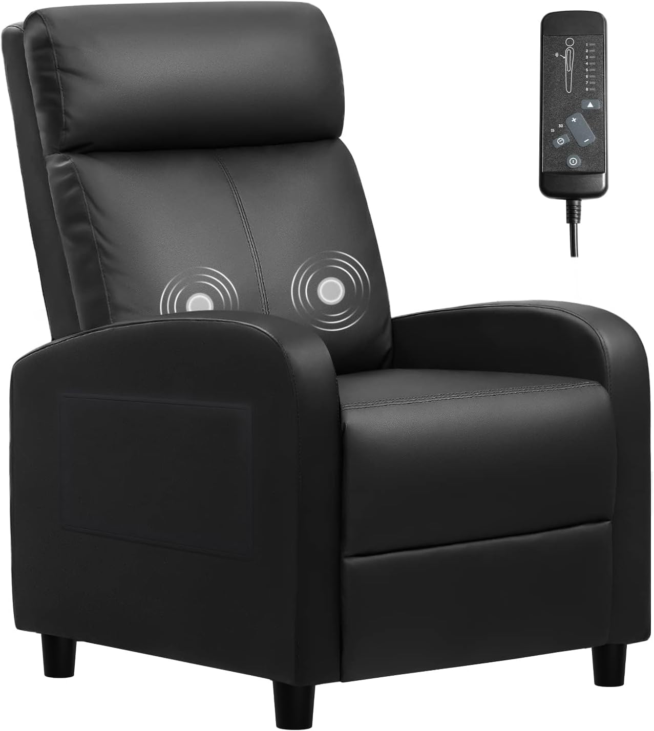 Furniwell Silla reclinable de masaje para sala de estar Silla reclinable de