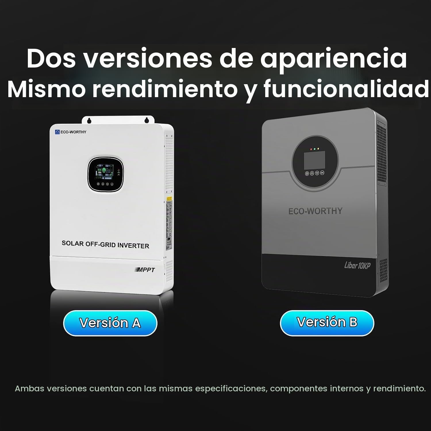 ECO-WORTHY - Estación de energía doméstica de respaldo, salida de CA de 10000 W + batería LiFePO4 de 10240 Wh, soporte de comunicación, Bluetooth y WiFi, carga rápida, para respaldo del hogar