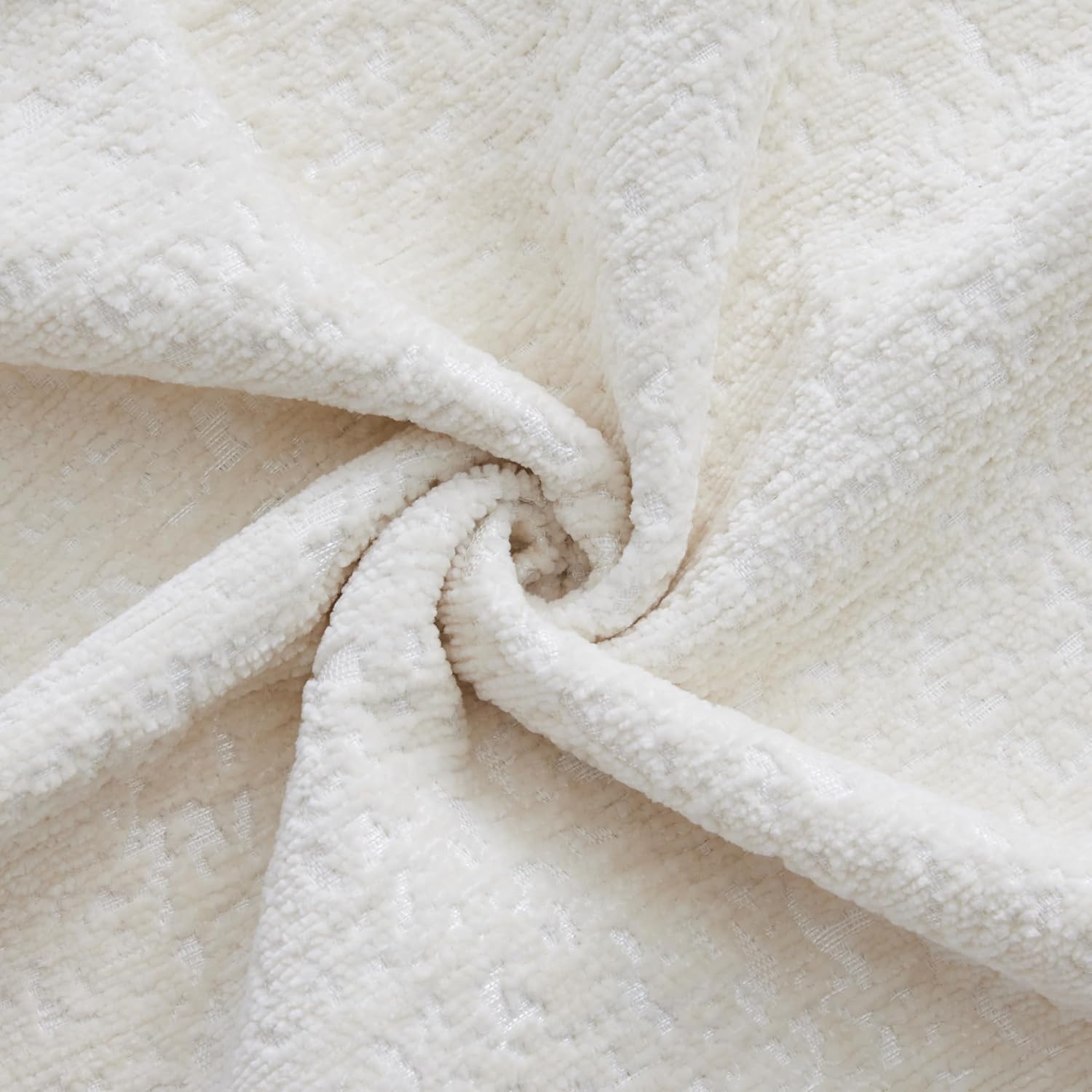 Sofás seccionales en forma de U para sala de estar | Sofá modular moderno de 112 pulgadas | Sofá de felpilla blanco cálido con diván doble para apartamento