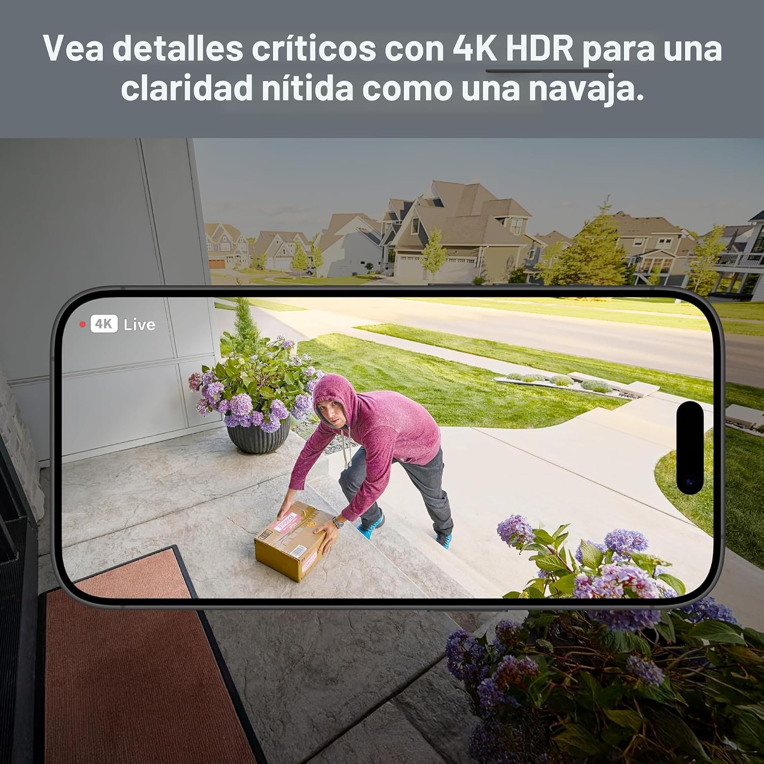 Arlo Cámara de seguridad ultra inalámbrica 4K HDR (3ª generación) - 4-Cam +